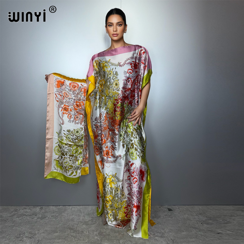 WINYI summer boho african dres - Boho Summer Beach Maxi Dress ulasan dan harga