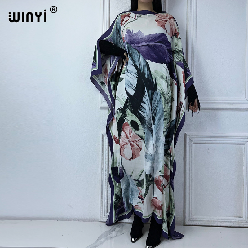 WINYI summer kaftan African Wo - Boho Summer Beach Maxi Dress ulasan dan harga