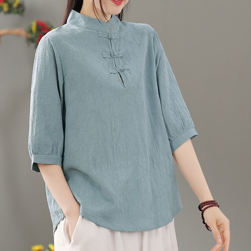 Pullover Crew Neck Blouse Regu - Blouses ulasan dan harga