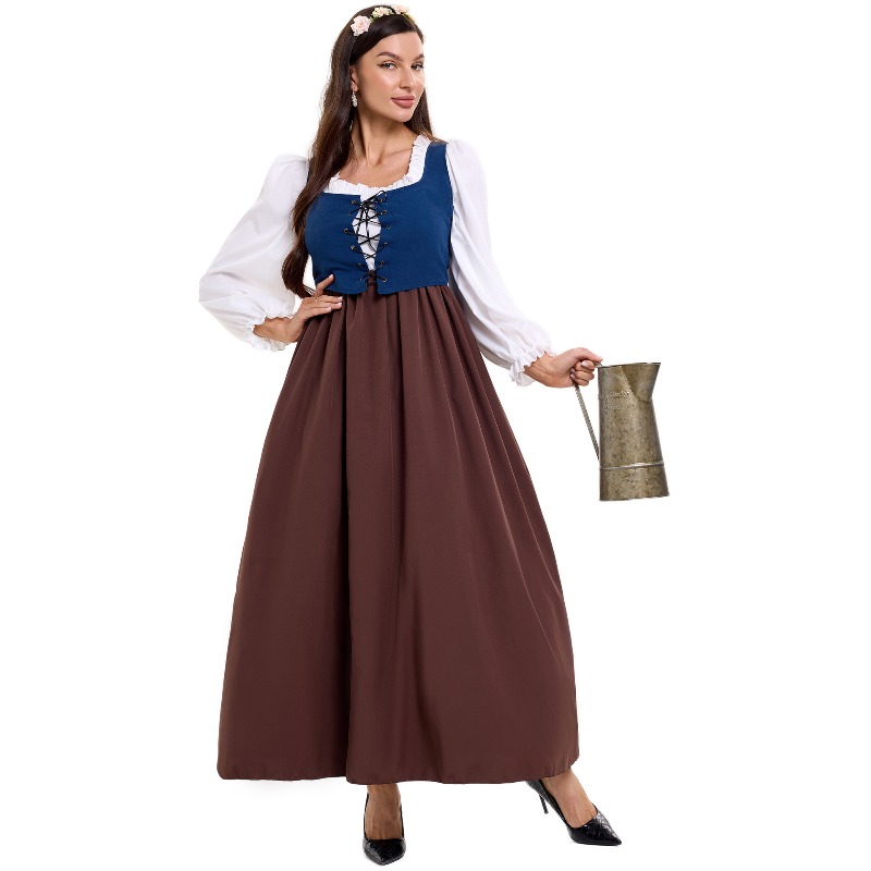 Women Vintage Peasant Costume  - Tops ulasan dan harga