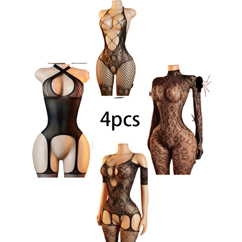 4-Piece Sexy Lingerie Set: Wom - Lingerie ulasan dan harga